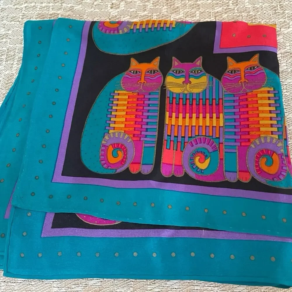 Laurel Burch cat scarve